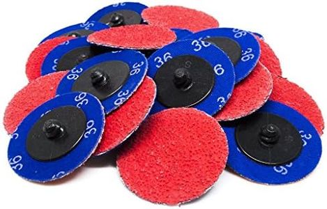 Benchmark Abrasives 2 Inch Sanding Discs Quick Change Ceramic - Drill & Die Grinder Sanding Disc for Deburring, Polishing, Rust Remover for Metal, Paint Stripper (1000 Pack) - 50 Grit