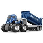 1:43 Big Size Dumper Truck Die Cast Metal Toys for Kids Friction Powered Truck Toys for Kids Dumper Truck Toys Boy and Girl