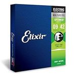 Elixir 19002® Strings Electric Guitar Strings with OPTIWEB® Coating, Super Light (.009-.042), Blue