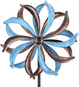 Wind Spinner, Premium Kinetic Wind Sculpture Metal Windmill for Outdoor Yard Patio Lawn & Garden