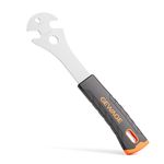 GEWAGE Pedal Wrench, 15 mm Bicycle Pedal Wrench with Extra Long Handle, Bicycle Repair Tool for Removing and Replacing Bicycle Pedals.