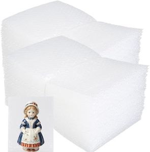 100Pcs Bubble Pouche Wrap, 8”x10” Bubble Bags for Shopping, Double Wall Bubble Cushioning Wrap Bags for Mailing Packing, Moving and Storage Fragile China Dishes Electronic Item