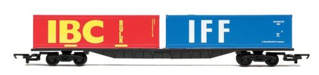 Hornby R6425 RailRoad 2 x 30' Container 00 Gauge Wagon