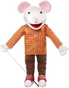 60cm Mouse w/ Sneakers, Full Body, Ventriloquist Style, Animal Puppet