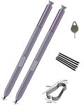 2PCS Galaxy Note 8 Pen Replacement Stylus Touch S Pen Galaxy Note 8 Note8 N950 Stylus Touch S Pen +Tips/Nibs+Eject Pin Black (Orchid Gray)