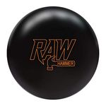 Hammer Bowling Products Raw PRE-DRILLED Bowling Ball- Black 10lbs