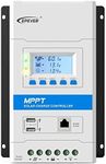 EPEVER MPPT 40a Solar Charge Controller, 12V 24V Controller MPPT Intelligent Modular-Designed Regulator with Software Moblie APP