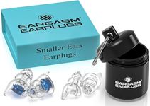 Eargasm Smaller Ears Earplugs - Blue High Fidelity Filtered Noise Reducing Reusable Ear-Plugs for Kids, Women, Men - Hearing Protection for Live Concerts, Motorcycles, Festivals, Sporting Events