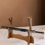 ATORSE Samurai Sword Display Stand Holder Rack for Wakizashi Katana Tanto 2 Layers