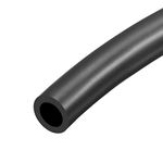 sourcing map Lubricating Oil Hose, 8mm ID x 14mm OD 3.3ft Rubber Water Hose Tubing Black