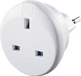 Go Travel UK to Swiss Earthed Compact Travel Adaptor (Adapter Ref 534)