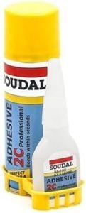 Soudal 2c (Mitre Kit) 2 Part Adhesive - 100g Glue 400ml Spray