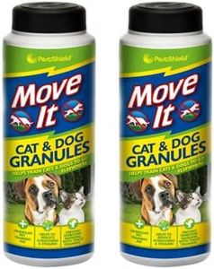 Move It Cat & Dog Garden Repellent Granules, 240g – 100% Natural, Non-Toxic Outdoor Pet Deterrent for Flowerbeds, Lawns, Patios & Driveways – Easy to Sprinkle (2PCS)