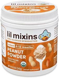 Lil Mixins Early Allergen Introduction, Peanut | Baby Stage 1-3, For Ages 4 Mo. -12 Mo. | 8.5 Oz Jar, 4 Month Supply