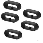 Strap Fastener Keepers Loop (Pack of 5) Compatible with Garmin Fenix 7S 6S 5S/Vivoactive 3 4/Venu 2 Plus/Venu Sq/Vivomove HR/Vivomove/Forerunner 645 245 45 45s 55 158 Smartwatch Bands