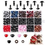 752pcs Safety Eyes and Noses with Washers Craft Doll Eyes and Teddy Bear Nose for Amigurumi, Crafts, Crochet Toy and Stuffed Animals