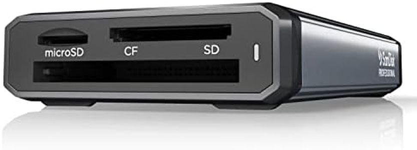 SanDisk Professional PRO-Reader Multi-Card - Multi-Slot High Performance Card Reader, USB-C 3.2 Gen 1 - SDPR3A8-0000-GBAND