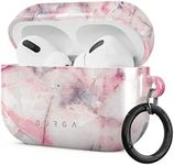 BURGA Airpod Hardcase Compatible with Apple Airpods PRO 2019 Charging Case, Raspberry Jam Pink Candy Marble Cute Case for Women, Protective Hard Plastic Case Cover