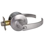 Design House 701987 C-Series 2-Way Adjustable Entry Door Lever, Satin Chrome