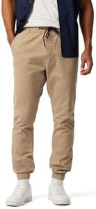 Signature by Levi Strauss & Co. Gold Label Men's Twill Jogger, (New) British Khaki, Large