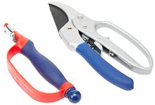 Spear & Jackson CUTTINGSET1 Ratchet Anvil Secateurs and Blade Sharpener Set