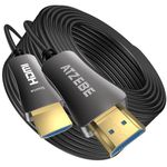 ATZEBE Fibre Optic HDMI Cable -10m, High-Speed HDMI 2.0 Cable Support 4K@60Hz HDR/CEC/HDCP 2.2, Slim and Flexible HDMI Active Optical Cable