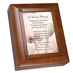 Thought of You With Love Woodgrain Remembrance Keepsake Box