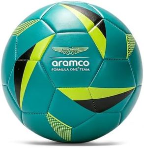 Aston Martin Licensed PU Leather Size 5 Soccer Ball, Training Match Ball