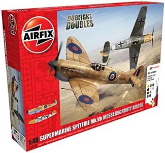 Airfix 1:48 Supermarine Spitfire Mk.Vb/Messerschmitt Bf109E Gift Set
