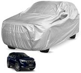 Auto Hub Mahindra Xuv 700 Car Cover With Mirror Pocket And Soft Cotton Lining,Waterproof Car Body Cover For Car,Metallic Silver