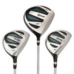 Ram Golf EZ3 Ladies Petite Graphite Wood Set - Driver, 3 & 5 Wood -w/Headcovers