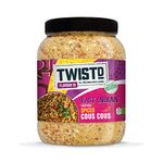 TWISTD Flavour Co. East Indian Spiced Cous Cous jar, 1.5kg (Pack of 2)