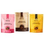 Eat Anytime Protein Balls Trio - Set of Three | 30% Whey Protein | Rich in Protein & Fiber | Gluten Free Snacks, No Added Sugar | Pack of 3-70gm/per pack | 7 Balls Each Packet