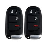 TG Auto Keyless Key Fob Remote Control Replacement for 2016 2017 2018 2019 Dodge Ram 1500 2500 3500 GQ4-54T 433MHz 4 Buttons(2 Pack)