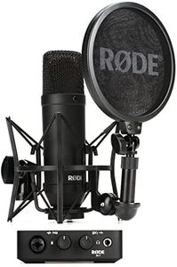 RØDE Complete Studio Kit with NT1 Studio Condenser Microphone & AI-1 Audio Interface for Music Production, Vocal Recording, Streaming and Podcasting