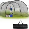 Sturdum Baseball Batting Cage, 22x12x8/30x12x8 Feet Baseball & Softball Hitting cage for Backyard Park, Portable Batting Cage System with Carrying Bag (22x12x8ft)