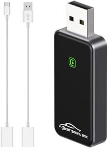 KUREELECT Wireless CarPlay Adapter for Apple Car Built-in Wired CarPlay, Wireless CarPlay Adapter Suitable for Type-A&-C Port Fast Connection - Mini Wireless CarPlay Adapter for Cars with Carplay