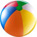 24-inch Giant Beach Ball - (Pack of 3) Big Inflatable Beach Balls for Pool Toys, Blow Up Large Inflatable Ball Toys for Kids Pool Parties, Themed Birthdays, Beach Events, Summer Party Decorations