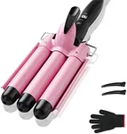 TOP4EVER 3 Barrel Curling Iron, 1 i