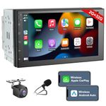 Double DIN 7 Inch Android Car Radio Wireless Carplay