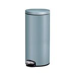 EKO - Eva Kitchen Bin - Pedal Rubbish Bin with Removable Inner Bucket - Perfect for Kitchen & Home, Titanium Blue, 30 Litre