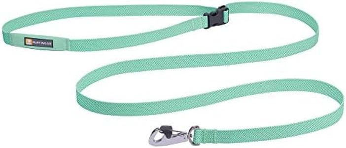 Ruffwear, Flagline Dog Leash, Lightweight Lead with Hands-Free, Waist-Worn Option, Sage Green