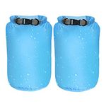 Desoto 2 Pcs Dry Bags Lightweight Dry Sacks Waterproof Dry Compression Sacks Ultimate Dry Sack for Outdoor Hiking Fishing Water Sports(40L Blue)