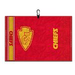 Team Effort Kansas City Chiefs Face/Club Jacquard Golf Towel