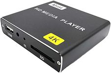 axGear HDMI Media Player Mini Size 4K 1080P Full-HD Digital Media Player Support HDMI/AV Output -