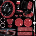 30 Pieces Bling Car Accessories Set