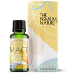 The Premium Nature Mace Essential Oil for Skin | 100% Natural | Mace Oil for Hair | Essential Oil for Diffuser, Massage, Candle Making & DIY | Sweet & Spicy Scent, 15 mL