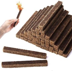 Adnee Fire Charcoal Starter-Camp Fire Charcoal Starter Sticks-Fire Charcoal Starters for Fireplace, Wood Stove, Grill, Charcoal Chimney, BBQ Accessories (50)
