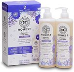 The Honest Company Truly Calming Lavender Shampoo and Body Wash, 2 x 502 mL