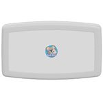 Koala Kare Surface-Mounted Horizontal Baby Changing Station, Model KB300-05 (White Granite)